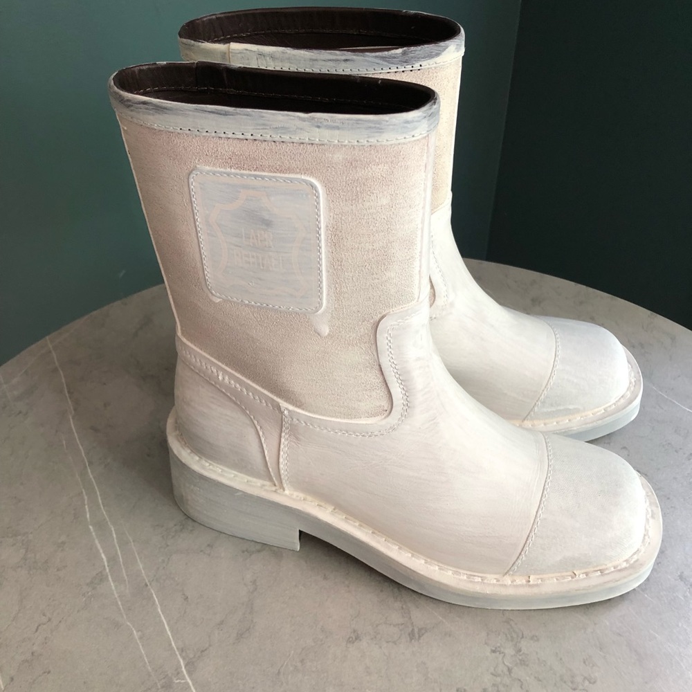MM6 Maison Margiela Inside Out Moto Boot 37